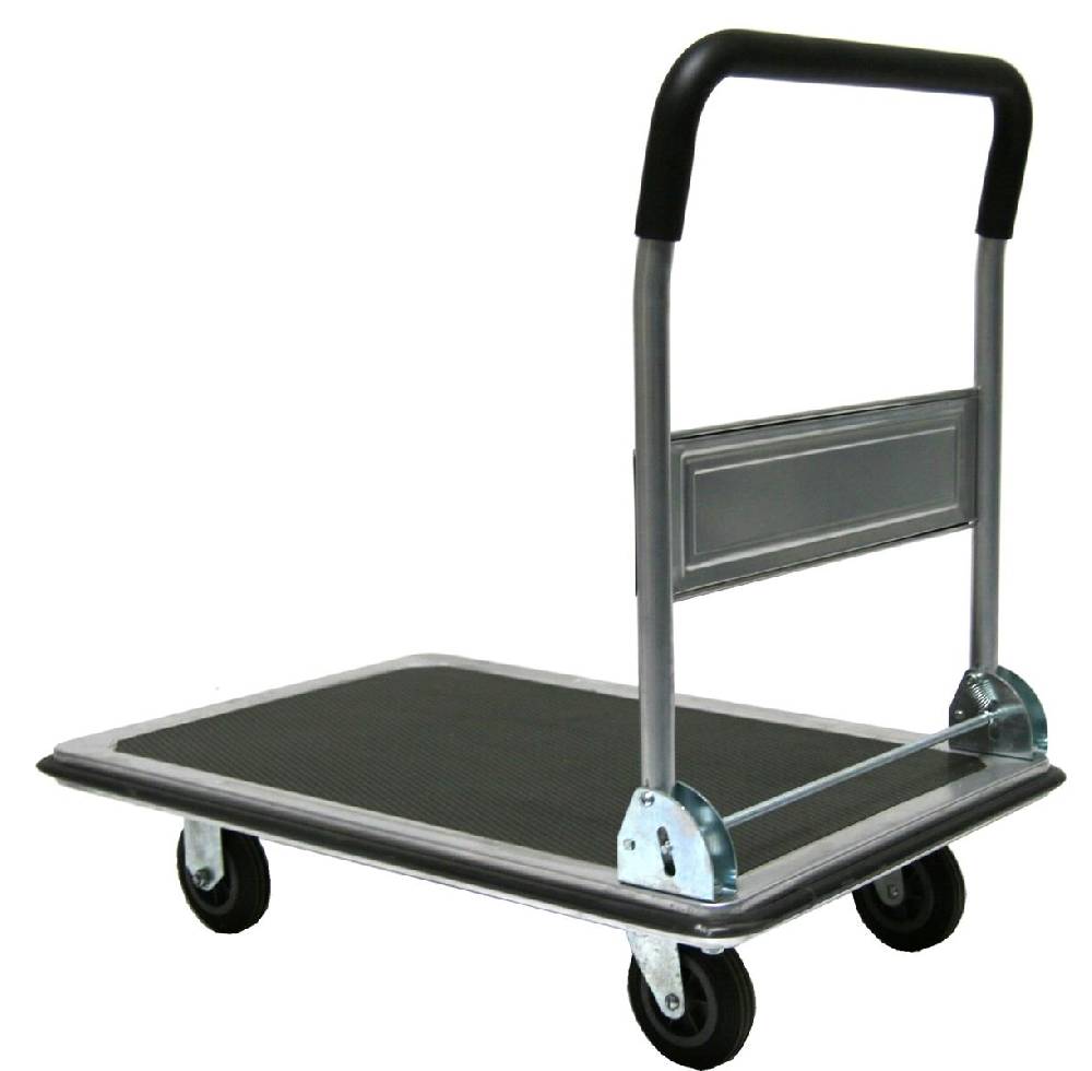Szagato 250 kg ECO Plattformwagen 90x60cm grau SZAGATO Transportwagen Tischwagen Schiebebügelwagen Rollwagen Rollregal Werkstattwagen günstig kaufen
