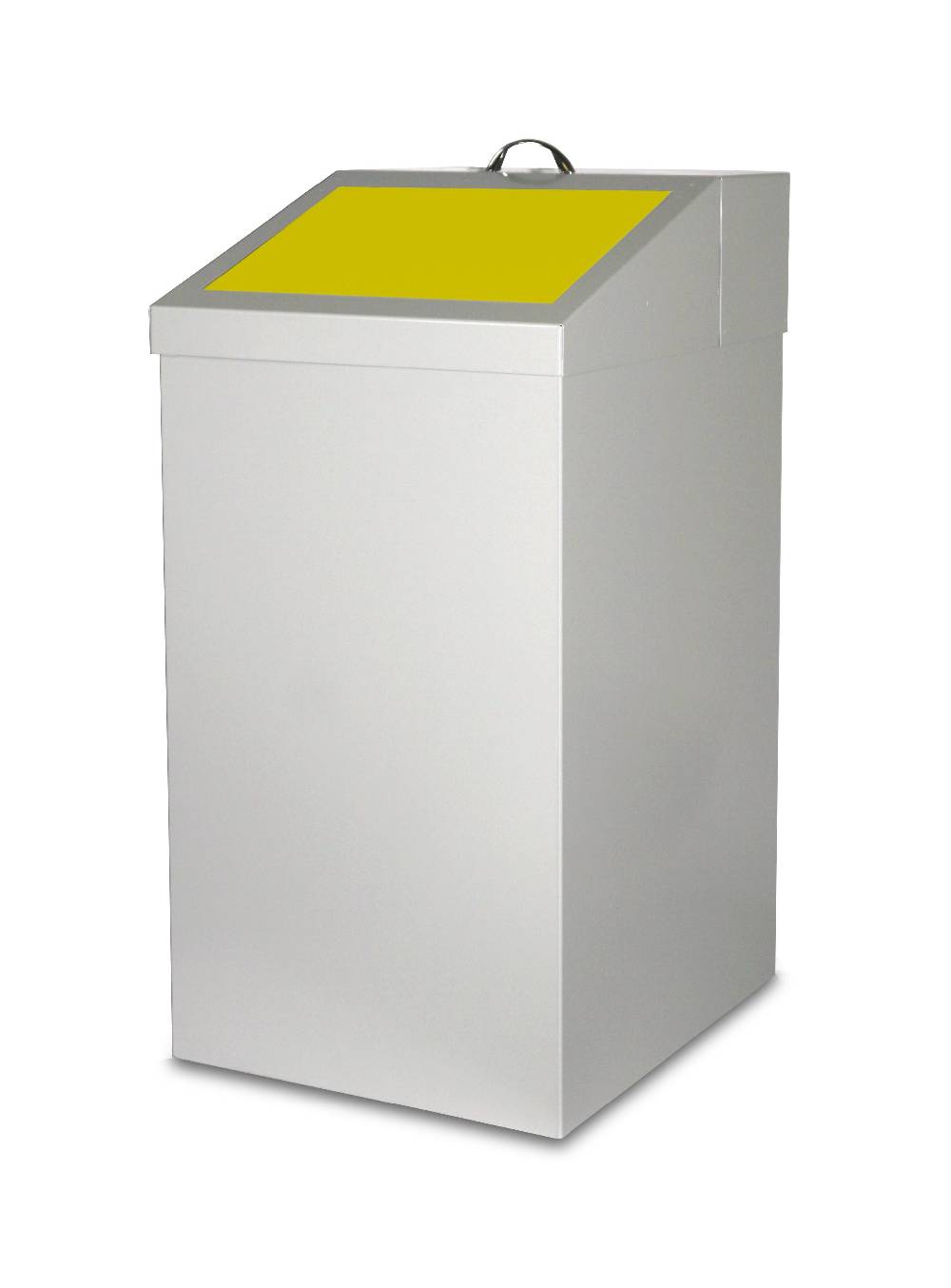 Szagato Abfallbehälter 54 ltr. HxBxT 65x34x38cm gelb SZAGATO Made in Germany Abfalleimer Abfallsammler Mülleimer großes Volumen Wertstoffsammler groß stehend