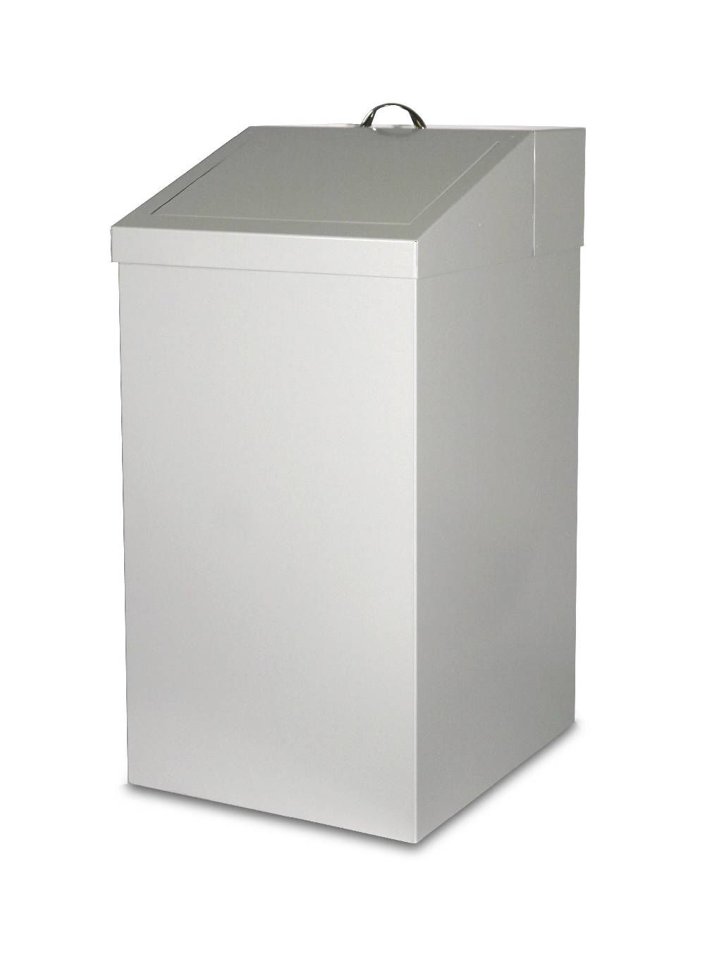 Szagato Abfallbehälter 54 ltr. HxBxT 65x34x38cm grau SZAGATO Made in Germany Abfalleimer Abfallsammler Mülleimer großes Volumen Wertstoffsammler groß stehend