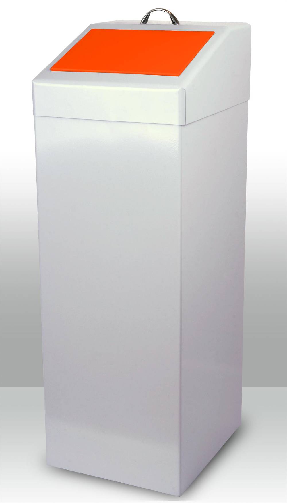 Szagato Abfallbehälter 87 ltr + Innenbehälter 90x34x38cm orange SZAGATO Abfallbehälter Abfalleimer Abfallsammler Mülleimer großes Volumen Wertstoffsammler Lagerräumung