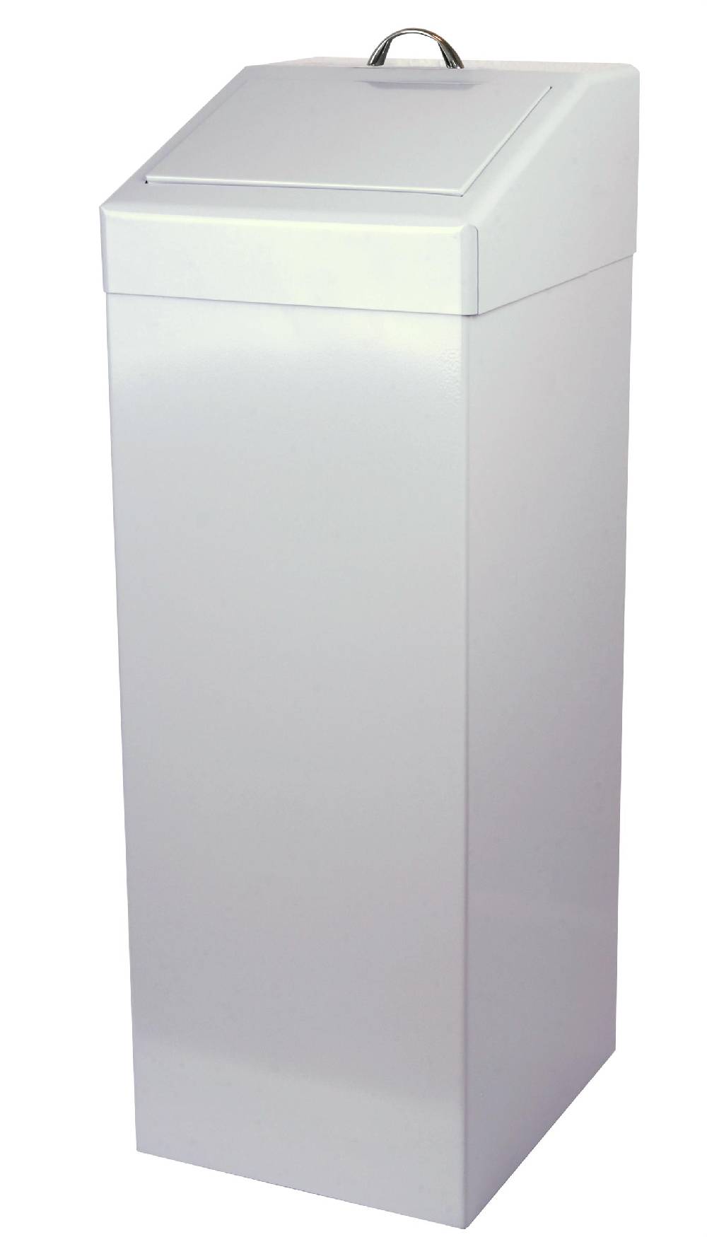 Szagato Abfallbehälter 87 ltr. HxBxT 90x34x38cm grau SZAGATO Made in Germany Abfalleimer Abfallsammler Mülleimer großes Volumen Wertstoffsammler groß stehend