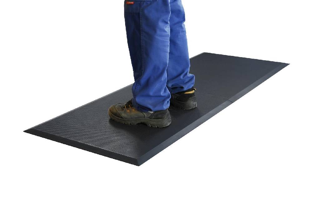 Szagato Anti Ermüdungsmatte Gummi 181x65x13cm anthrazit SZAGATO Anti Ermüdungsmatte Steharbeitsplatz Arbeitsplatzmatte Gummi Antiermüdungsmatten Arbeitzplatz Saisonale Angebote