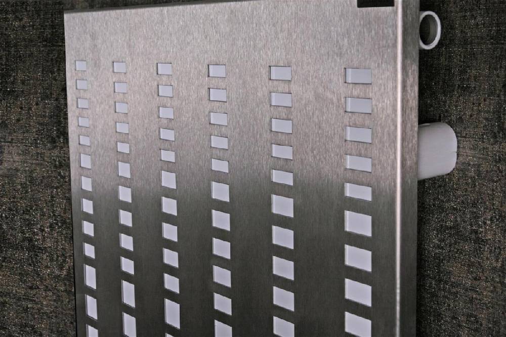 Szagato BADHEIZKÖRPER Design broken Mirror 2 120x47cm 799 Watt Edelstahl matt SZAGATO Designheizkörper Handtuchheizkörper mit Mittelanschluss Handtuchwärmer Letzte 2 Tage