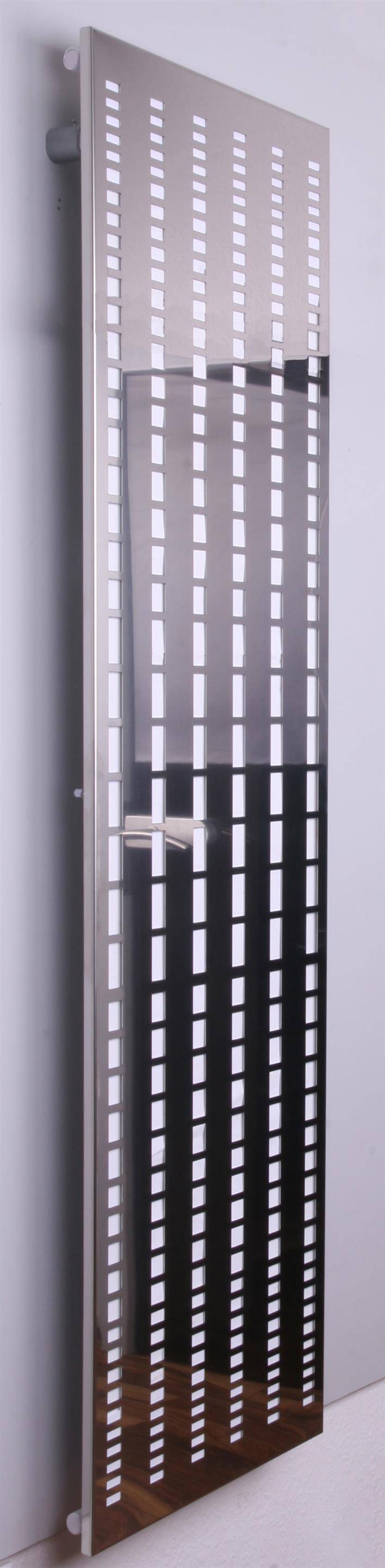 Szagato BADHEIZKÖRPER Design broken Mirror 2 120x47cm 799 Watt Edelstahl poliert SZAGATO Designheizkörper Handtuchheizkörper Mittelanschluss Handtuchwärmer Letzter Tag