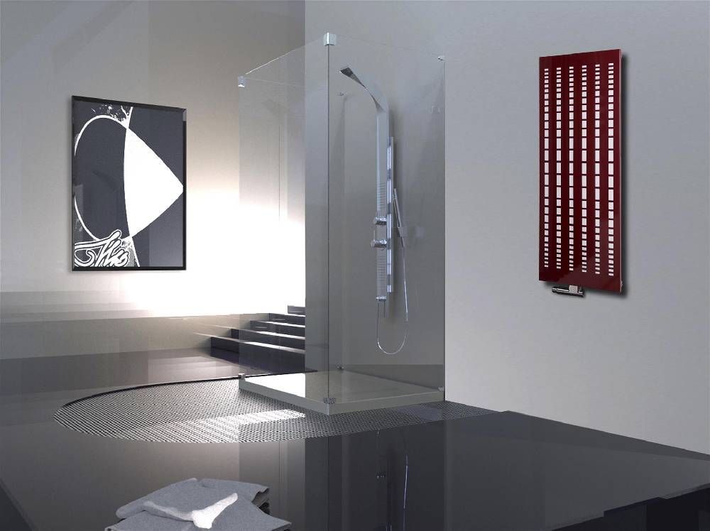 Szagato BADHEIZKÖRPER Design broken Mirror 2 120x47cm 799 Watt rot SZAGATO Designheizkörper Handtuchheizkörper mit Mittelanschluss Handtuchwärmer Zeitbegrenzte Promotion