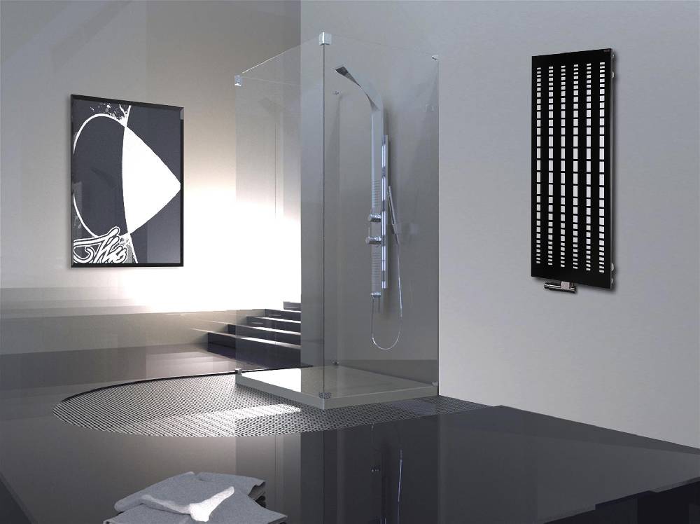 Szagato BADHEIZKÖRPER Design broken Mirror 2 120x47cm 799 Watt schwarz SZAGATO Designheizkörper Handtuchheizkörper mit Mittelanschluss Handtuchwärmer Bis zu 65% Rabatt
