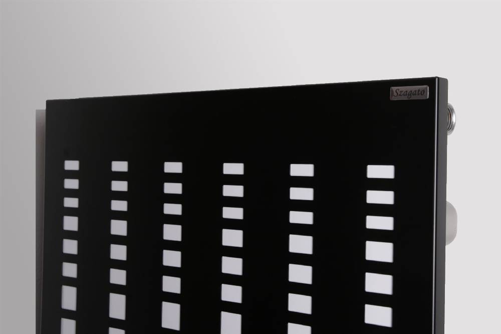 Szagato BADHEIZKÖRPER Design broken Mirror 2 120x47cm 799 Watt schwarz SZAGATO Designheizkörper Handtuchheizkörper mit Mittelanschluss Handtuchwärmer Bis zu 65% Rabatt