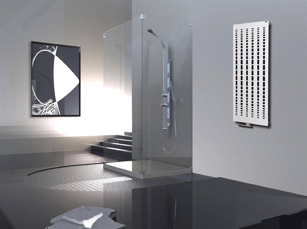 Szagato BADHEIZKÖRPER Design broken Mirror 2 120x47cm 799 Watt weiß SZAGATO Designheizkörper Handtuchheizkörper mit Mittelanschluss Handtuchwärmer Vierteljährliche Förderung