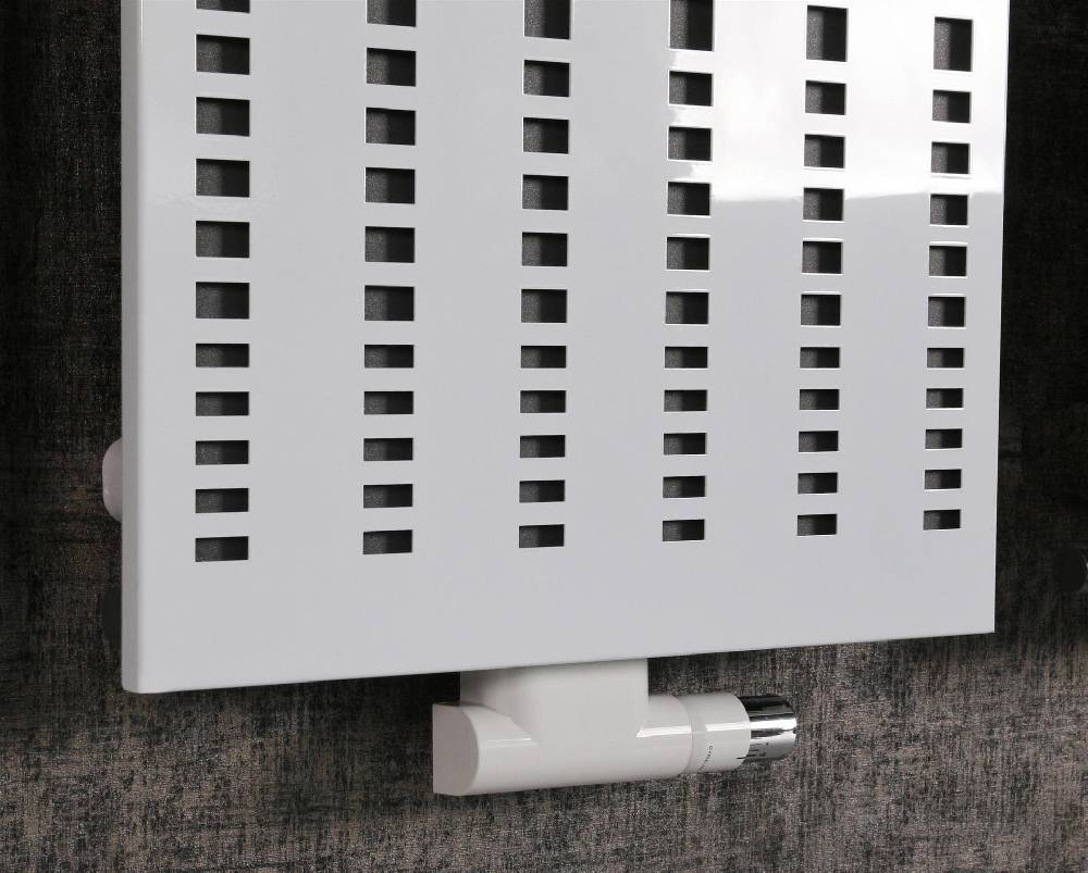 Szagato BADHEIZKÖRPER Design broken Mirror 2 120x47cm 799 Watt weiß SZAGATO Designheizkörper Handtuchheizkörper mit Mittelanschluss Handtuchwärmer Vierteljährliche Förderung