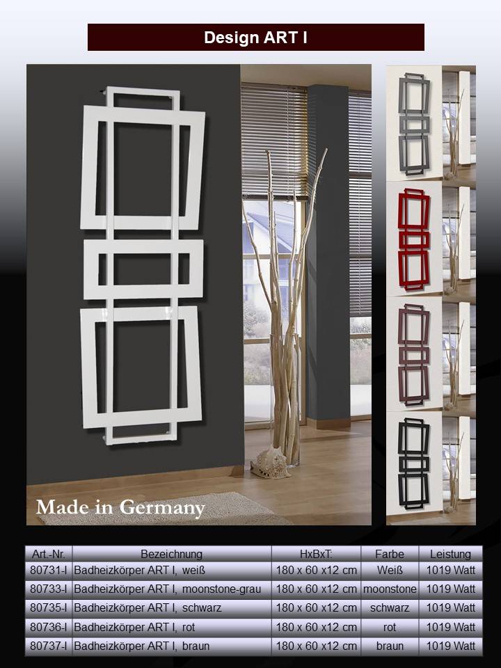 Szagato BADHEIZKÖRPER Design ART I 180x60cm 1019 Watt weiß SZAGATO Paneelheizkörper Designheizkörper Handtuchheizkörper mit Mittelanschluss Handtuchwärmer Speichern exportieren