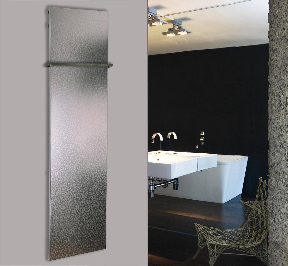 Szagato BADHEIZKÖRPER Design Austenit 3 180x47cm 1118Watt Edelstahl +1 Halter 15mm SZAGATO Designheizkörper Handtuchheizkörper Mittelanschluss Handtuchwärmer