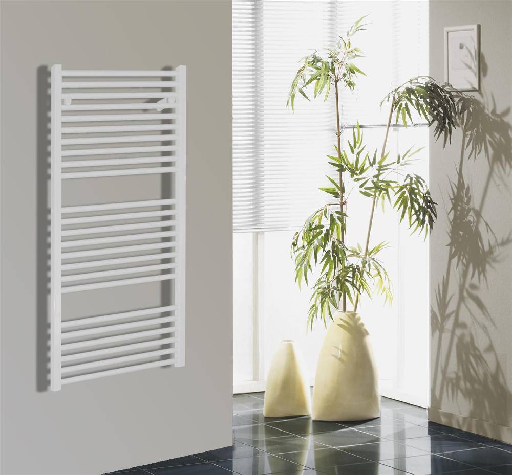 Szagato BADHEIZKÖRPER Design Berlin 2 113 x 60cm 791 Watt weiß SZAGATO Handtuchheizkörper mit Seitenanschluss Handtuchwärmer mit Seitenanschluss