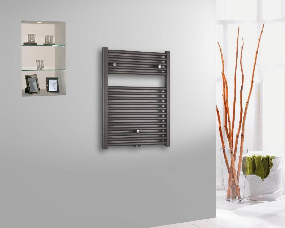 Szagato BADHEIZKÖRPER Design Bremen 1 77x60cm 671 Watt anthrazit - moonstone SZAGATO Handtuchheizkörper Mittelanschluss Handtuchwärmer Mittelanschluss