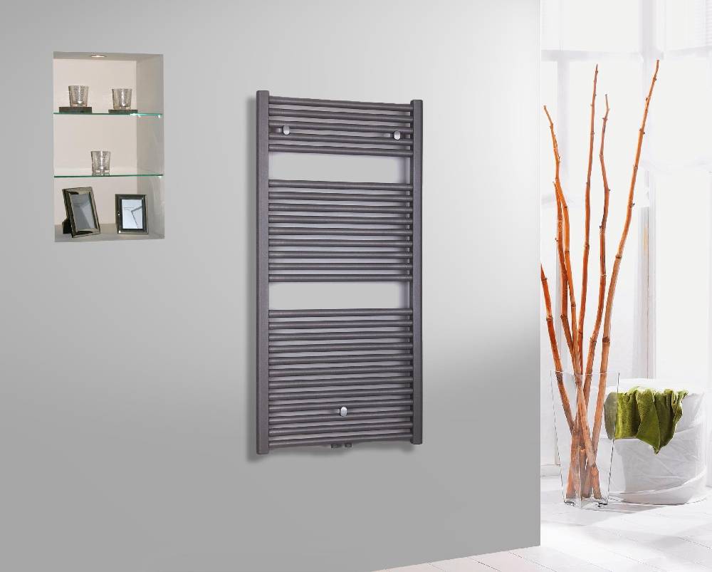 Szagato BADHEIZKÖRPER Design Bremen 2 121x60cm 1018 Watt anthrazit moonstone SZAGATO Handtuchheizkörper Mittelanschluss Handtuchwärmer Mittelanschluss Schlussverkauf