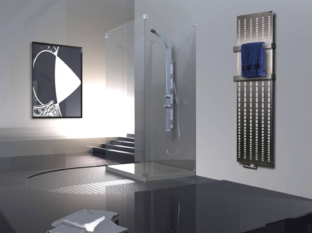 Szagato BADHEIZKÖRPER Design broken Mirror 3 180x47cm 1118 Watt Edelstahl matt (+2 Halter 50mm) SZAGATO Designheizkörper mit Mittelanschluss Handtuchwärmer Günstig kaufen