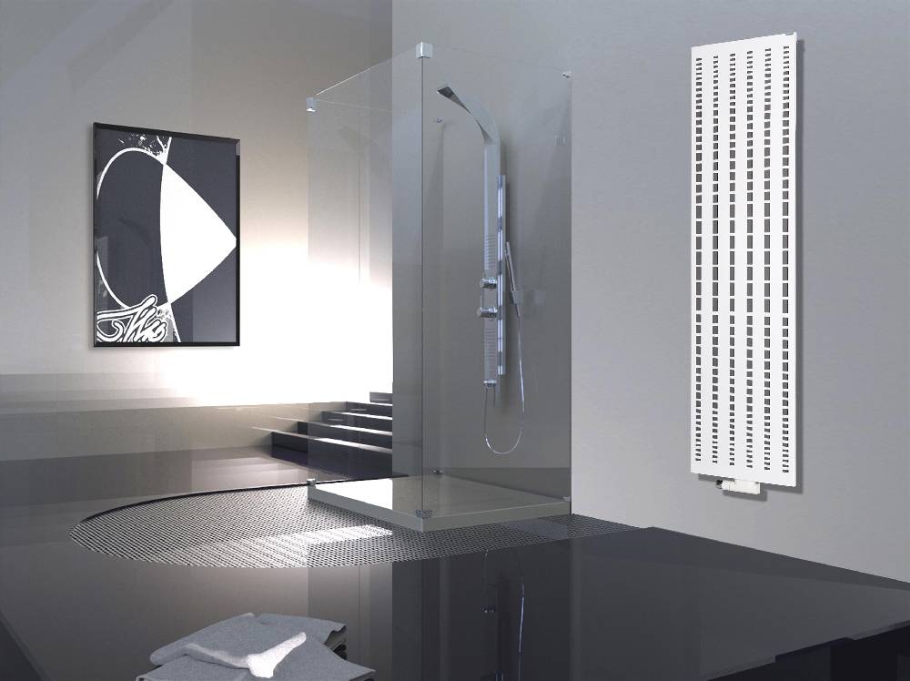 Szagato BADHEIZKÖRPER Design broken Mirror 3 180x47cm 1118 Watt weiß SZAGATO Designheizkörper Handtuchheizkörper mit Mittelanschluss Handtuchwärmer Black Friday