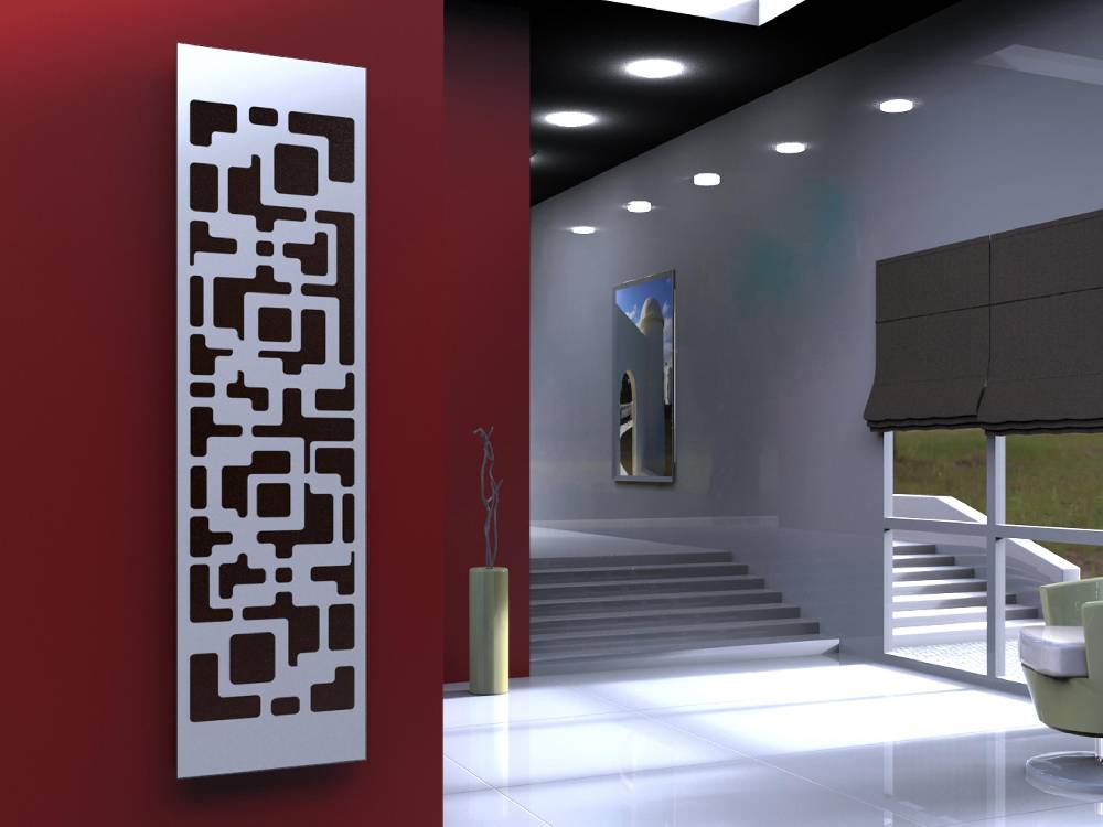Szagato BADHEIZKÖRPER Design Downtown 3 180x47cm 1118 Watt weiß SZAGATO Designheizkörper Handtuchheizkörper mit Mittelanschluss Handtuchwärmer