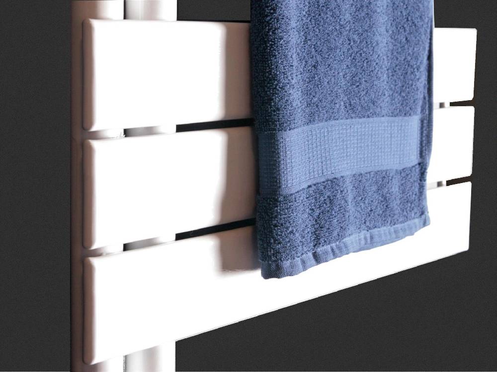 Szagato BADHEIZKÖRPER Design Chicago 1 115x50cm 525 Watt weiß SZAGATO Designheizkörper Handtuchheizkörper mit Mittelanschluss Handtuchwärmer Bis zu 50% Rabatt