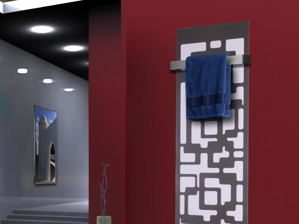 Szagato BADHEIZKÖRPER Design Downtown 2 120x47cm 799 Watt anthrazit - moonstone (+1 Halter 50mm) SZAGATO Designheizkörper mit Mittelanschluss Handtuchwärmer Bis zu 55% Rabatt