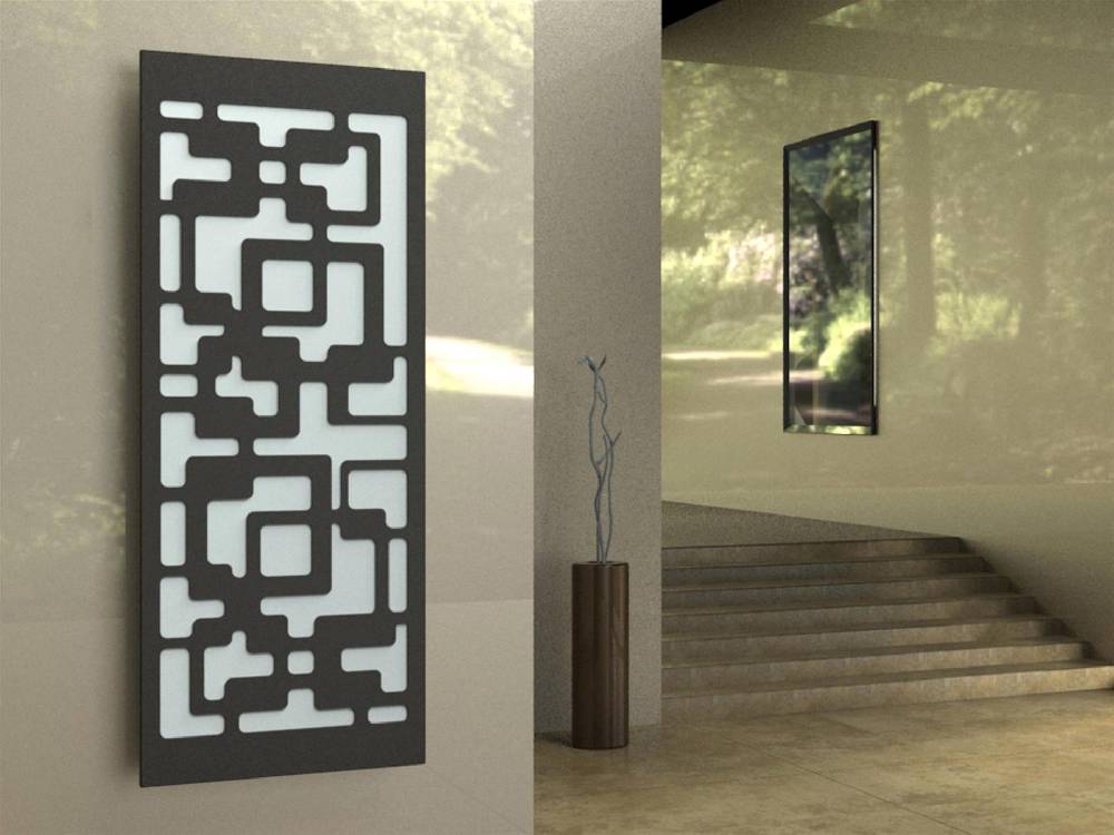 Szagato BADHEIZKÖRPER Design Downtown 2 120x47cm 799 Watt anthrazit moonstone SZAGATO Designheizkörper Handtuchheizkörper mit Mittelanschluss Handtuchwärmer