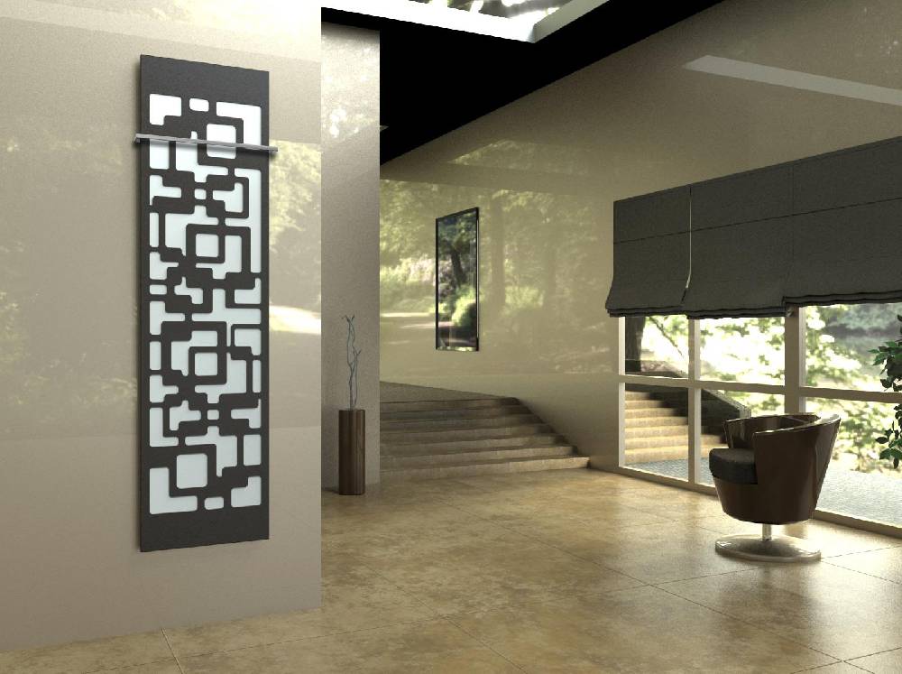 Szagato BADHEIZKÖRPER Design Downtown 3 180x47cm 1118 Watt anthrazit - moonstone (+1 Halter 15mm) SZAGATO Designheizkörper mit Mittelanschluss Handtuchwärmer Fabrikladen