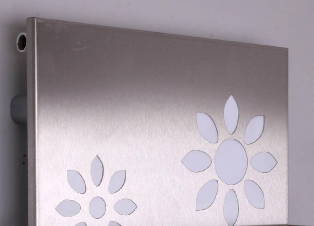 Szagato BADHEIZKÖRPER Design Flower 3 180x47cm 1118 Watt Edelstahl matt SZAGATO Designheizkörper Handtuchheizkörper mit Mittelanschluss Handtuchwärmer Angebote