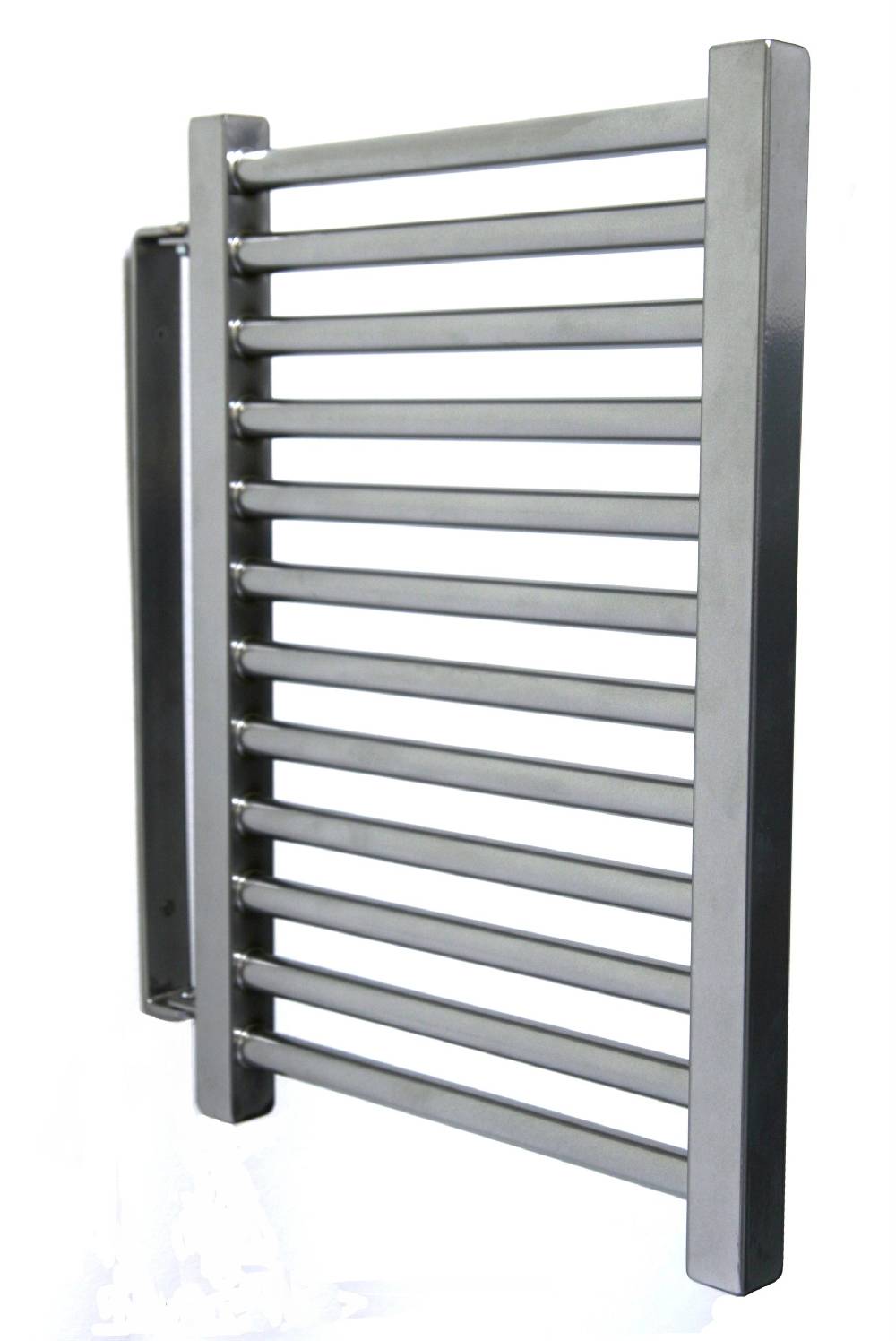 Szagato BADHEIZKÖRPER Design Köln schwenkbar 50x35cm Edelstahloptik inkl. 150 Watt Heizstab Marke SZAGATO Bad Heizkörper (Seitenanschluss) Limitierter Zeitrabatt