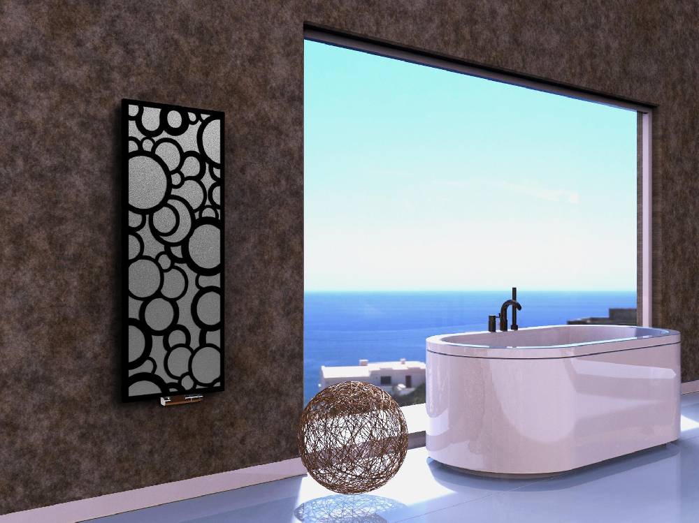 Szagato BADHEIZKÖRPER Design Kreta 2 120x47cm 799 Watt anthrazit moonstone schwarz SZAGATO Designheizkörper Handtuchheizkörper Mittelanschluss Handtuchwärmer Rabatt