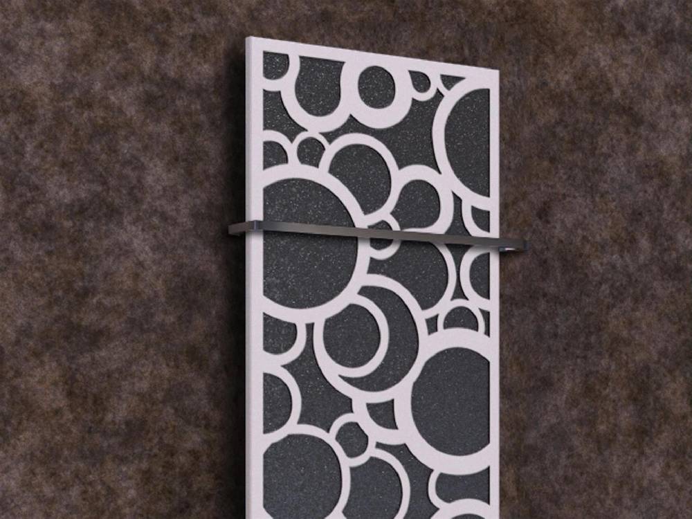Szagato BADHEIZKÖRPER Design Kreta 2 120x47cm 799 Watt anthrazit moonstone weiß (+1 Halter 15mm) SZAGATO Designheizkörper mit Mittelanschluss Handtuchwärmer Günstig kaufen