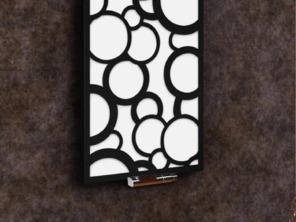 Szagato BADHEIZKÖRPER Design Kreta 2 120x47cm 799 Watt weiß schwarz SZAGATO Designheizkörper Handtuchheizkörper mit Mittelanschluss Handtuchwärmer Exklusivangebot