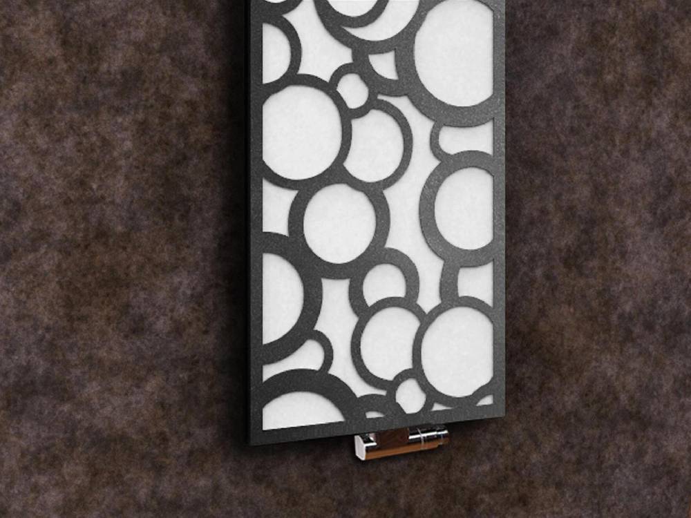Szagato BADHEIZKÖRPER Design Kreta 2 120x47cm 799Watt weiß anthrazit - moonstone (+1 Halter 15mm) SZAGATO Designheizkörper mit Mittelanschluss Handtuchwärmer Preisnachlass