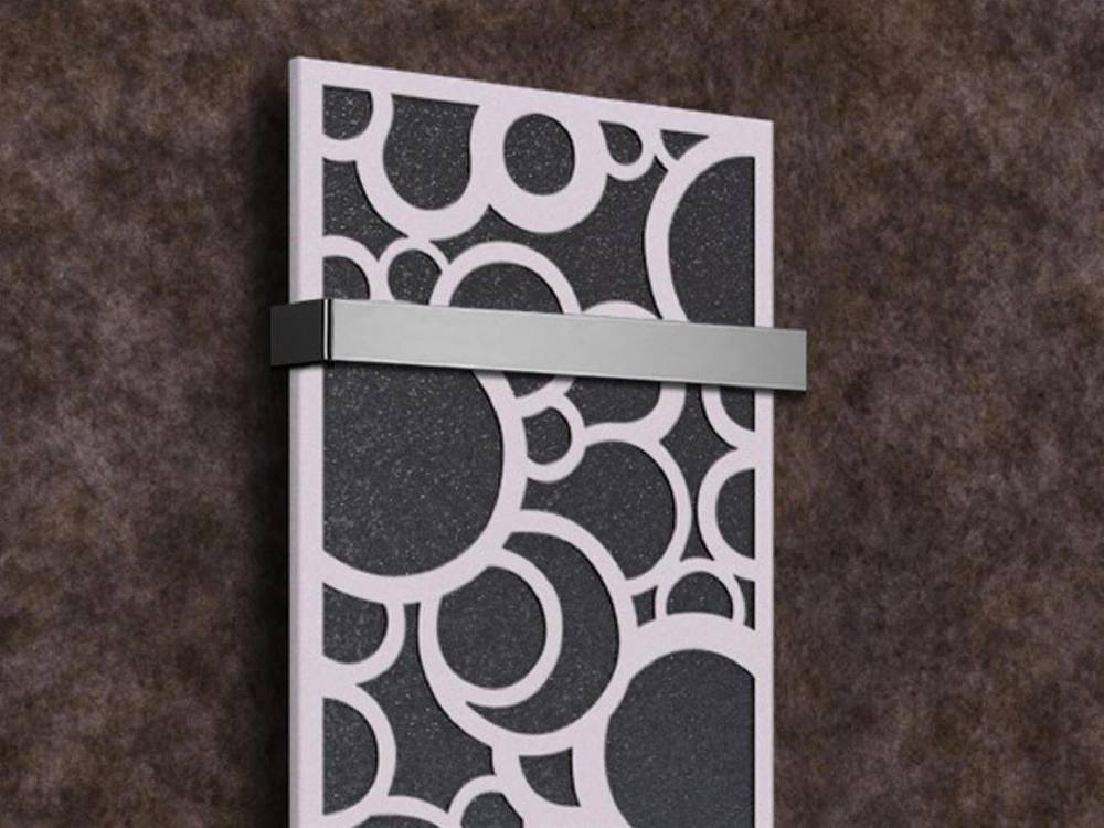 Szagato BADHEIZKÖRPER Design Kreta 2 120x47cm 799Watt weiß anthrazit - moonstone (+1 Halter 50mm) SZAGATO Designheizkörper mit Mittelanschluss Handtuchwärmer Saisonschlussverkauf
