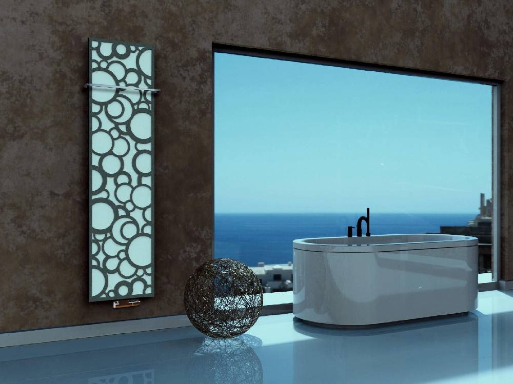 Szagato BADHEIZKÖRPER Design Kreta 3 180x47cm 1118 Watt anthrazit - moonstone (+1 Halter 15mm) SZAGATO Designheizkörper Mittelanschluss Handtuchwärmer Cyber Monday