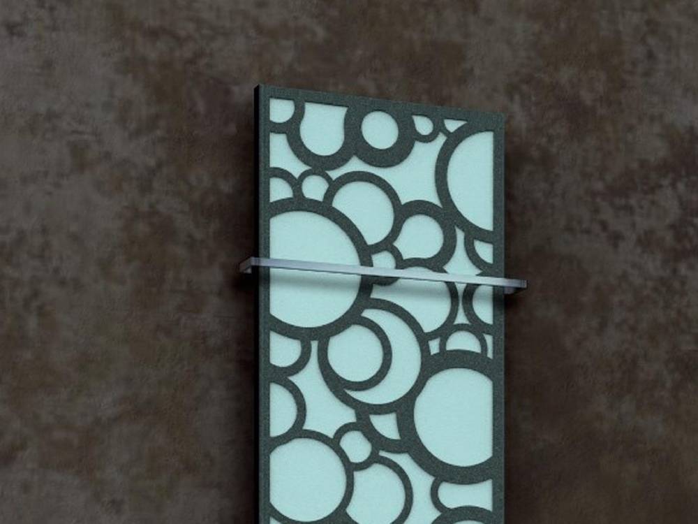 Szagato BADHEIZKÖRPER Design Kreta 3 180x47cm 1118 Watt anthrazit - moonstone (+1 Halter 15mm) SZAGATO Designheizkörper Mittelanschluss Handtuchwärmer Cyber Monday