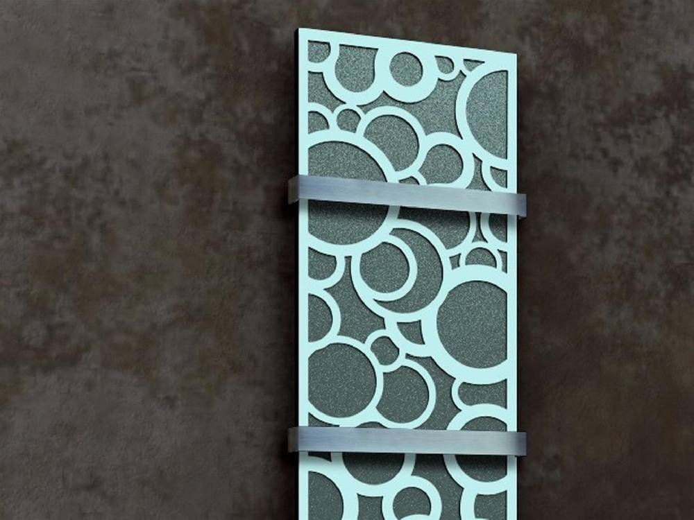 Szagato BADHEIZKÖRPER Design Kreta 3 180x47cm 1118 Watt anthrazit moonstone weiß (+2 Halter 50mm) SZAGATO Designheizkörper mit Mittelanschluss Handtuchwärmer Valentinstagsangebot