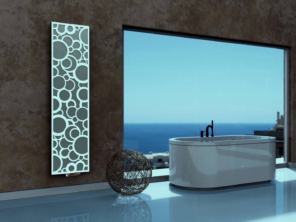 Szagato BADHEIZKÖRPER Design Kreta 3 180x47cm 1118 Watt anthrazit moonstone weiß SZAGATO Designheizkörper Handtuchheizkörper Mittelanschluss Handtuchwärmer Jubiläumsangebot