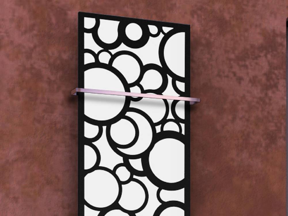 Szagato BADHEIZKÖRPER Design Kreta 3 180x47cm 1118 Watt schwarz +1 Halter 15mm SZAGATO Designheizkörper Handtuchheizkörper mit Mittelanschluss Handtuchwärmer Online Outlet