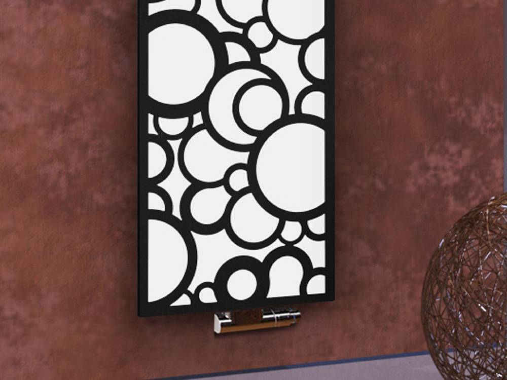 Szagato BADHEIZKÖRPER Design Kreta 3 180x47cm 1118 Watt schwarz +1 Halter 15mm SZAGATO Designheizkörper Handtuchheizkörper mit Mittelanschluss Handtuchwärmer Online Outlet