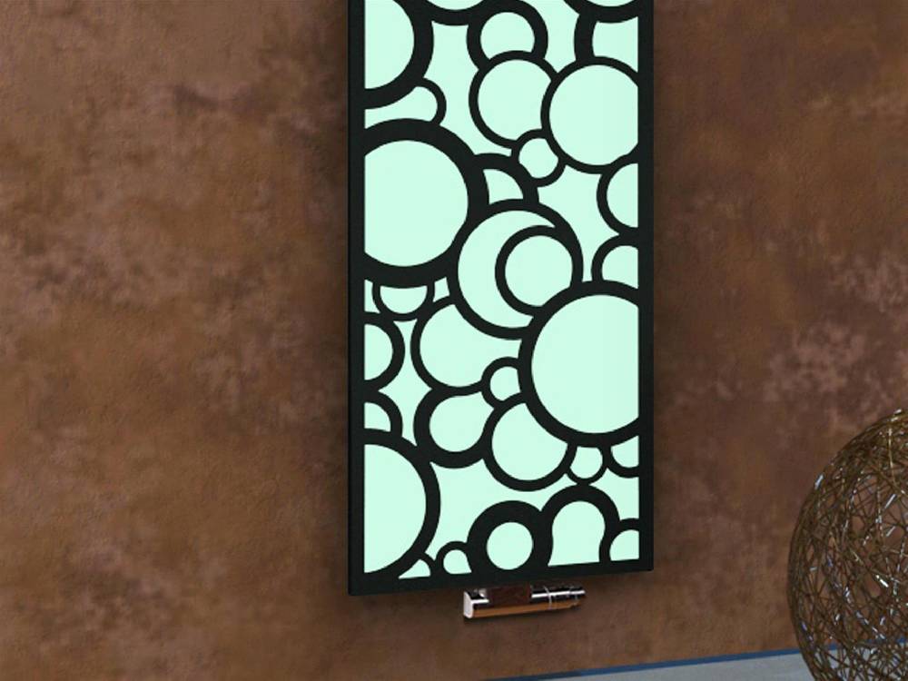 Szagato BADHEIZKÖRPER Design Kreta 3 180x47cm 1118 Watt schwarz +1 Halter 50mm SZAGATO Designheizkörper Handtuchheizkörper mit Mittelanschluss Handtuchwärmer Zeitlich begrenztes Angebot