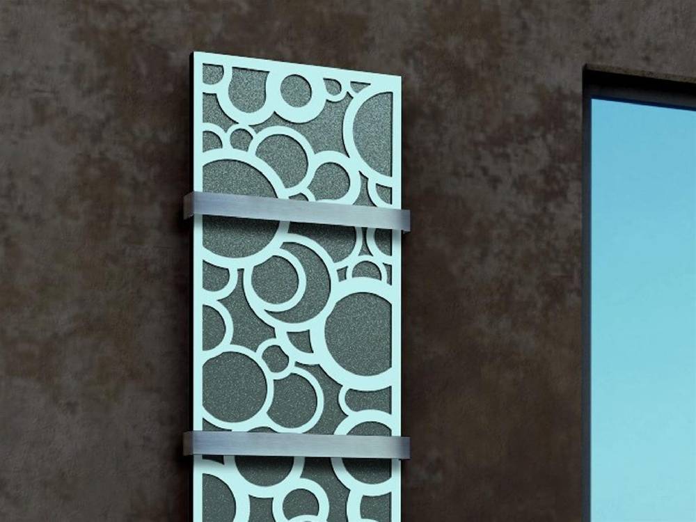 Szagato BADHEIZKÖRPER Design Kreta 3 180x47cm 1118Watt anthrazit - moonstone (+2 Halter 50mm) SZAGATO Designheizkörper Handtuchheizkörper mit Mittelanschluss Bestseller