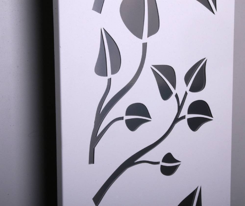 Szagato BADHEIZKÖRPER Design Leaves 2 120x47cm 799 Watt weiß (+1 Halter 50mm) SZAGATO Designheizkörper Handtuchheizkörper mit Mittelanschluss Handtuchwärmer JETZT KAUFEN