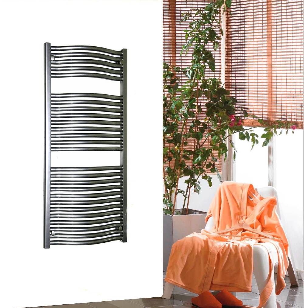 Szagato BADHEIZKÖRPER Design Mannheim 2 121x60cm 1034 Watt Edelstahloptik SZAGATO Handtuchheizkörper mit Seitenanschluss Handtuchwärmer mit Seitenanschluss