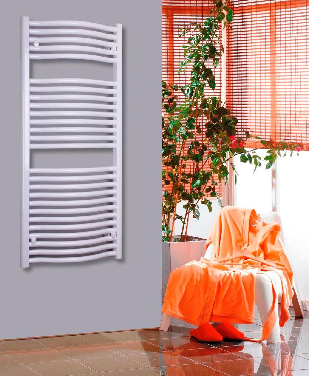 Szagato BADHEIZKÖRPER Design Mannheim 2 121x60cm 1034 Watt weiß SZAGATO Handtuchheizkörper mit Seitenanschluss Handtuchwärmer mit Seitenanschluss