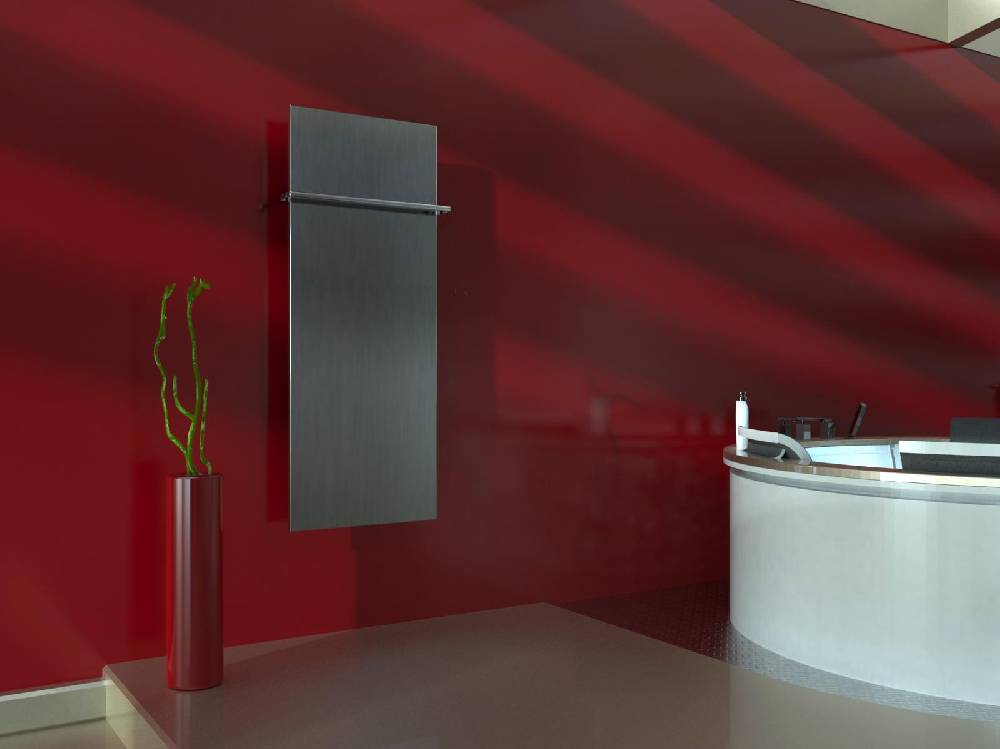 Szagato BADHEIZKÖRPER Design Mirror 2 120x47cm 799 Watt Edelstahl matt (+1 Halter 15mm) SZAGATO Designheizkörper Handtuchheizkörper mit Mittelanschluss