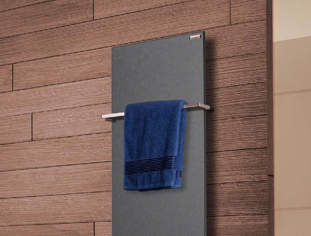 Szagato BADHEIZKÖRPER Design Mirror Steel 2 120x47cm 799 Watt anthrazit - moonstone (+1 Halter 15mm) SZAGATO Designheizkörper Mittelanschluss Handtuchwärmer Limitierter Zeitrabatt