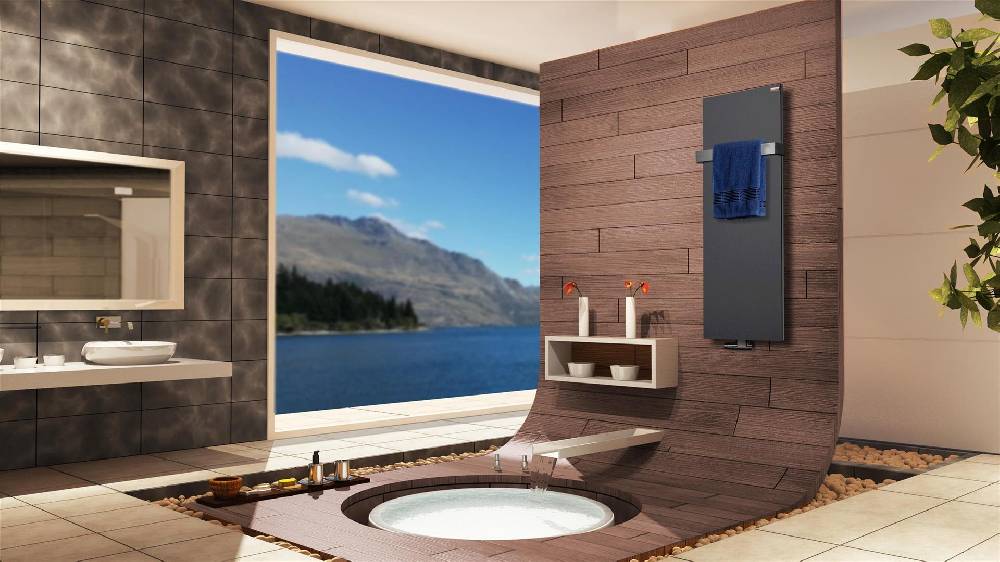 Szagato BADHEIZKÖRPER Design Mirror Steel 2 120x47cm 799 Watt anthrazit (+1 Halter 50mm) SZAGATO Designheizkörper Handtuchheizkörper mit Mittelanschluss Rabatt