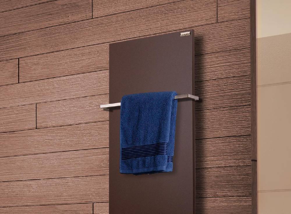 Szagato BADHEIZKÖRPER Design Mirror Steel 2 120x47cm 799 Watt braun (+1 Halter 15mm) SZAGATO Handtuchheizkörper mit Mittelanschluss Handtuchwärmer Versandkostenfrei