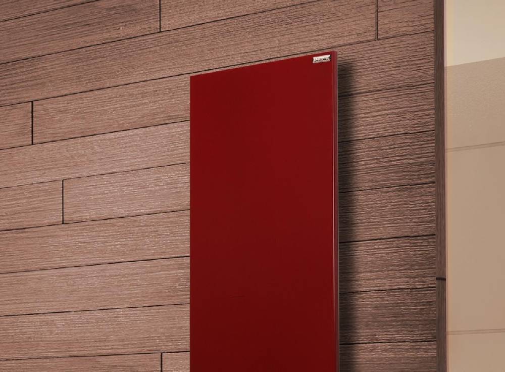 Szagato BADHEIZKÖRPER Design Mirror Steel 2 120x47cm 799 Watt rot SZAGATO Designheizkörper Handtuchheizkörper mit Mittelanschluss Handtuchwärmer Exklusivangebot