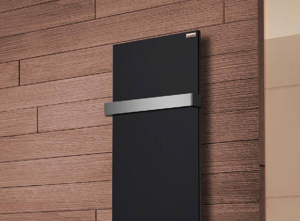 Szagato BADHEIZKÖRPER Design Mirror Steel 2 120x47cm 799 Watt schwarz (+1 Halter 50mm) SZAGATO Designheizkörper Handtuchheizkörper mit Mittelanschluss Saisonschlussverkauf
