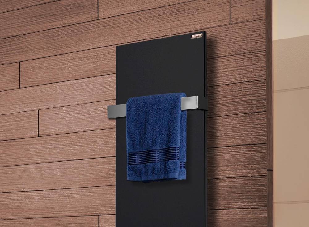 Szagato BADHEIZKÖRPER Design Mirror Steel 2 120x47cm 799 Watt schwarz (+1 Halter 50mm) SZAGATO Designheizkörper Handtuchheizkörper mit Mittelanschluss Saisonschlussverkauf